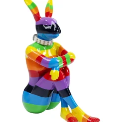 KARE Design Figurine Décorative Sitting Rabbit Rainbow 80