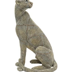 KARE Design Figurine Décorative Sitting Leopard Pearls 42