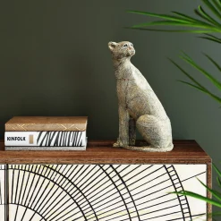 KARE Design Figurine Décorative Sitting Leopard Pearls 42
