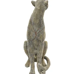 KARE Design Figurine Décorative Sitting Leopard Pearls 42