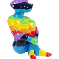 KARE Design Figurine Décorative Sitting Dog Rainbow 173Cm