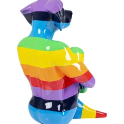KARE Design Figurine Décorative Sitting Dog Rainbow 173Cm