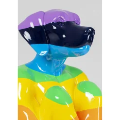 KARE Design Figurine Décorative Sitting Dog Rainbow 173Cm