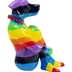 KARE Design Figurine Décorative Sitting Dog Rainbow 80