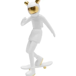KARE Design Figurine Décorative Skating Astronaut Blanc