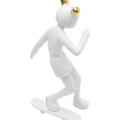 KARE Design Figurine Décorative Skating Astronaut Blanc