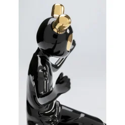 KARE Design Figurine Décorative Skating Astronaut Noir