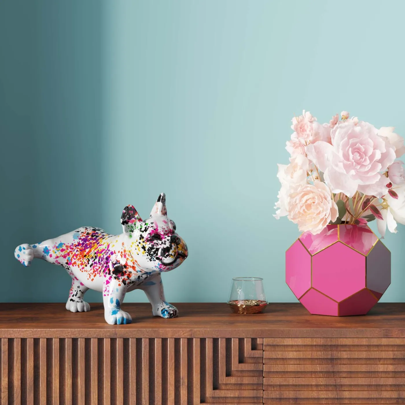 KARE Design Figurine Décorative Splash Bulldog 32Cm