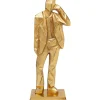 KARE Design Figurine Décorative Standing Man Dore 62Cm