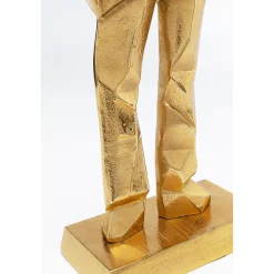 KARE Design Figurine Décorative Standing Man Dore 62Cm