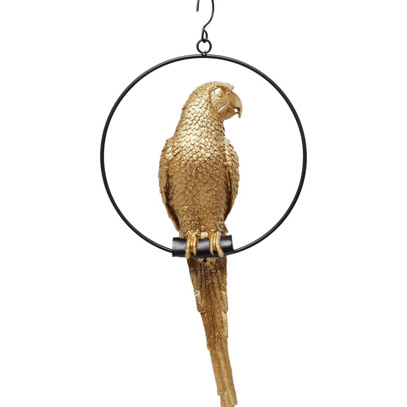 KARE Design Figurine Décorative Swinging Parrouge Dore
