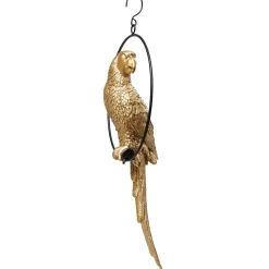 KARE Design Figurine Décorative Swinging Parrouge Dore