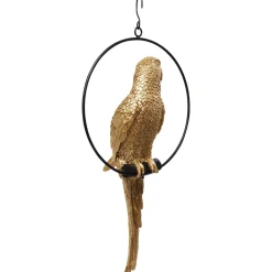 KARE Design Figurine Décorative Swinging Parrouge Dore