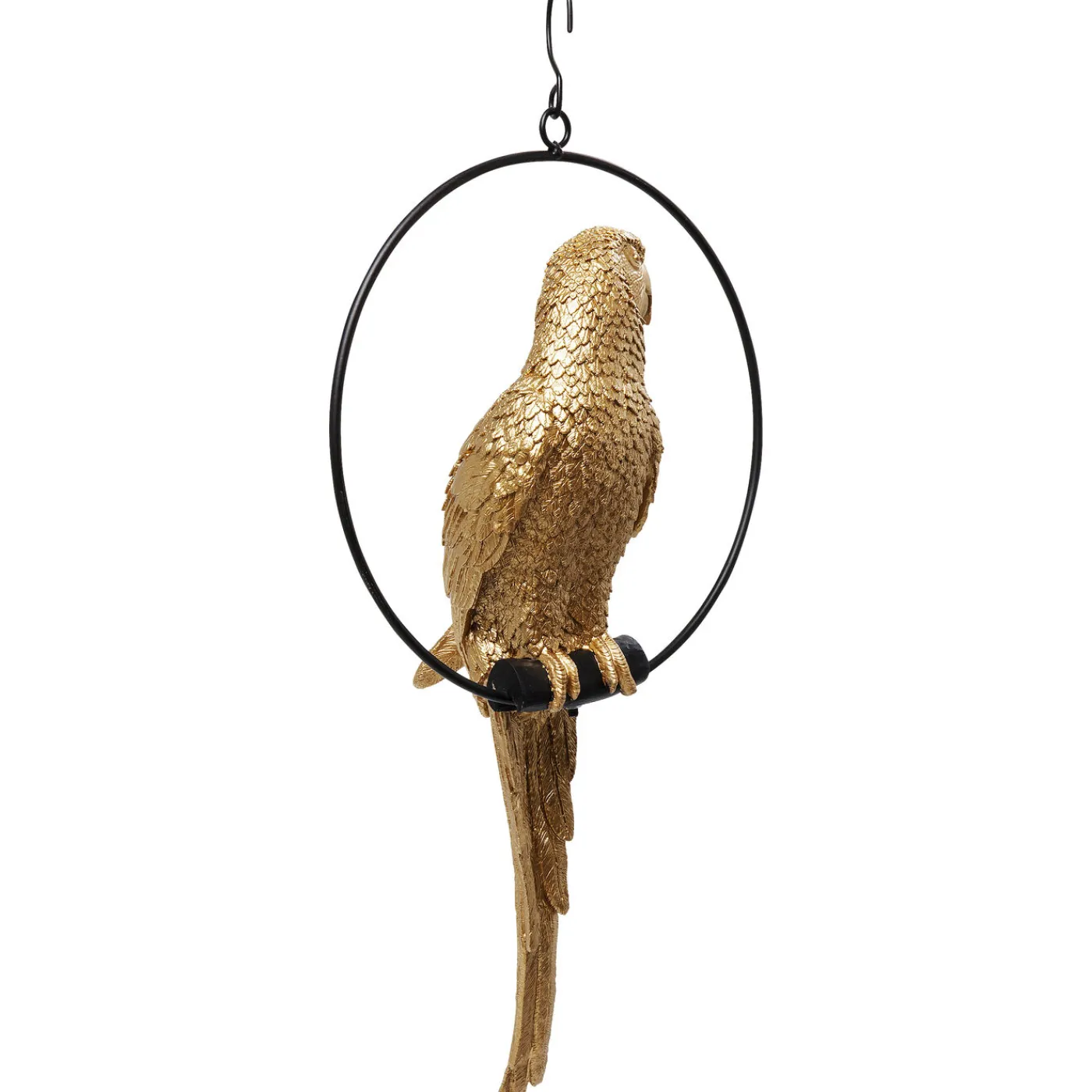 KARE Design Figurine Décorative Swinging Parrouge Dore