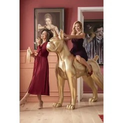 KARE Design Figurine Décorative Toto Xl Gold 180 Cm