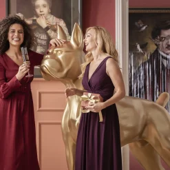 KARE Design Figurine Décorative Toto Xl Gold 180 Cm