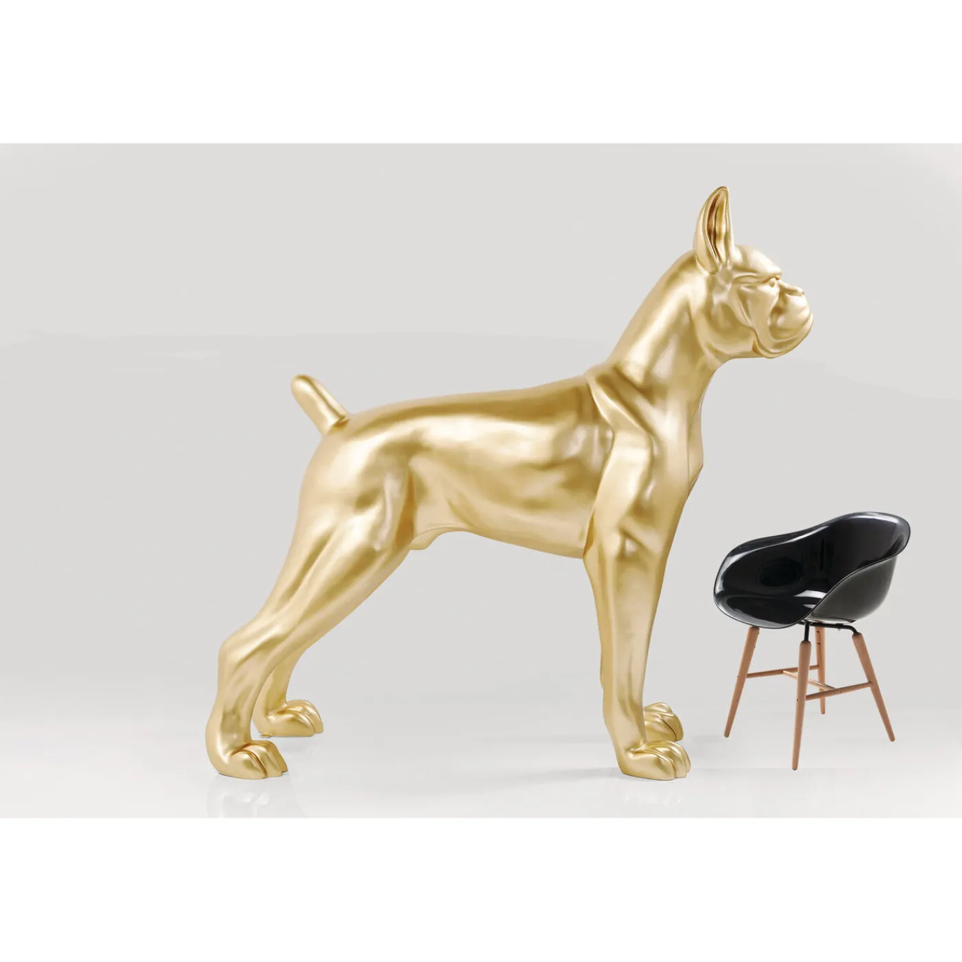 KARE Design Figurine Décorative Toto Xl Gold 180 Cm