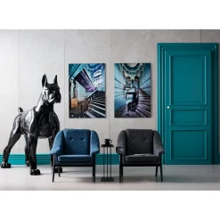 KARE Design Figurine Décorative Toto Xl Noir 180Cm