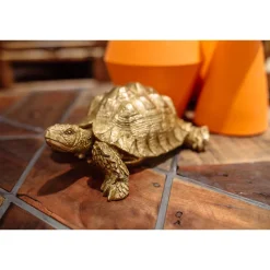 KARE Design Figurine Décorative Turtle Dore Pm