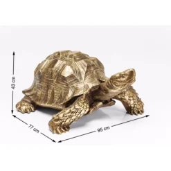 KARE Design Figurine Décorative Turtle Dore Gm