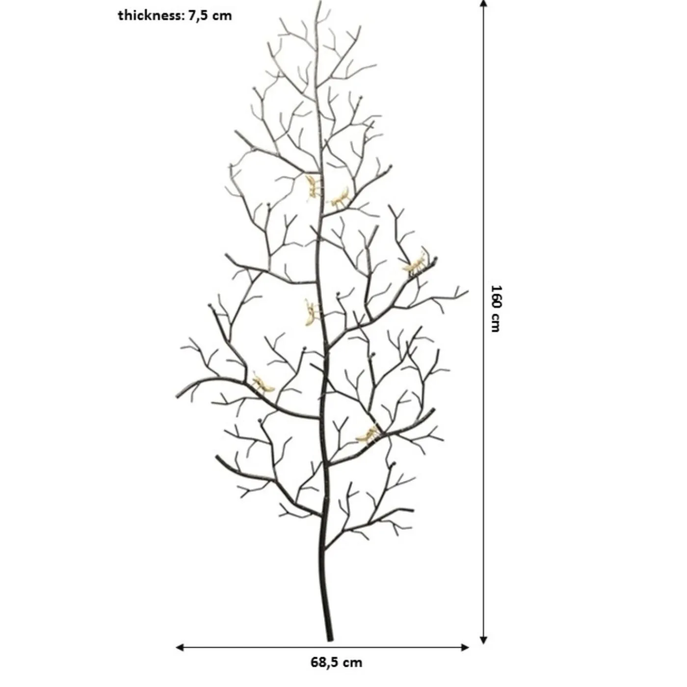 KARE Design Garderobe Murale Ants On A Tree Gm