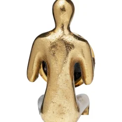 KARE Design Horloge A Poser Sitting Man Dore 8X27Cm