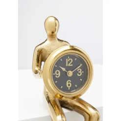 KARE Design Horloge A Poser Sitting Man Dore 8X27Cm