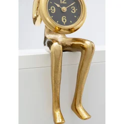 KARE Design Horloge A Poser Sitting Man Dore 8X27Cm