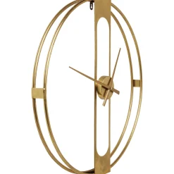 KARE Design Horloge Murale Clip Gold O60Cm