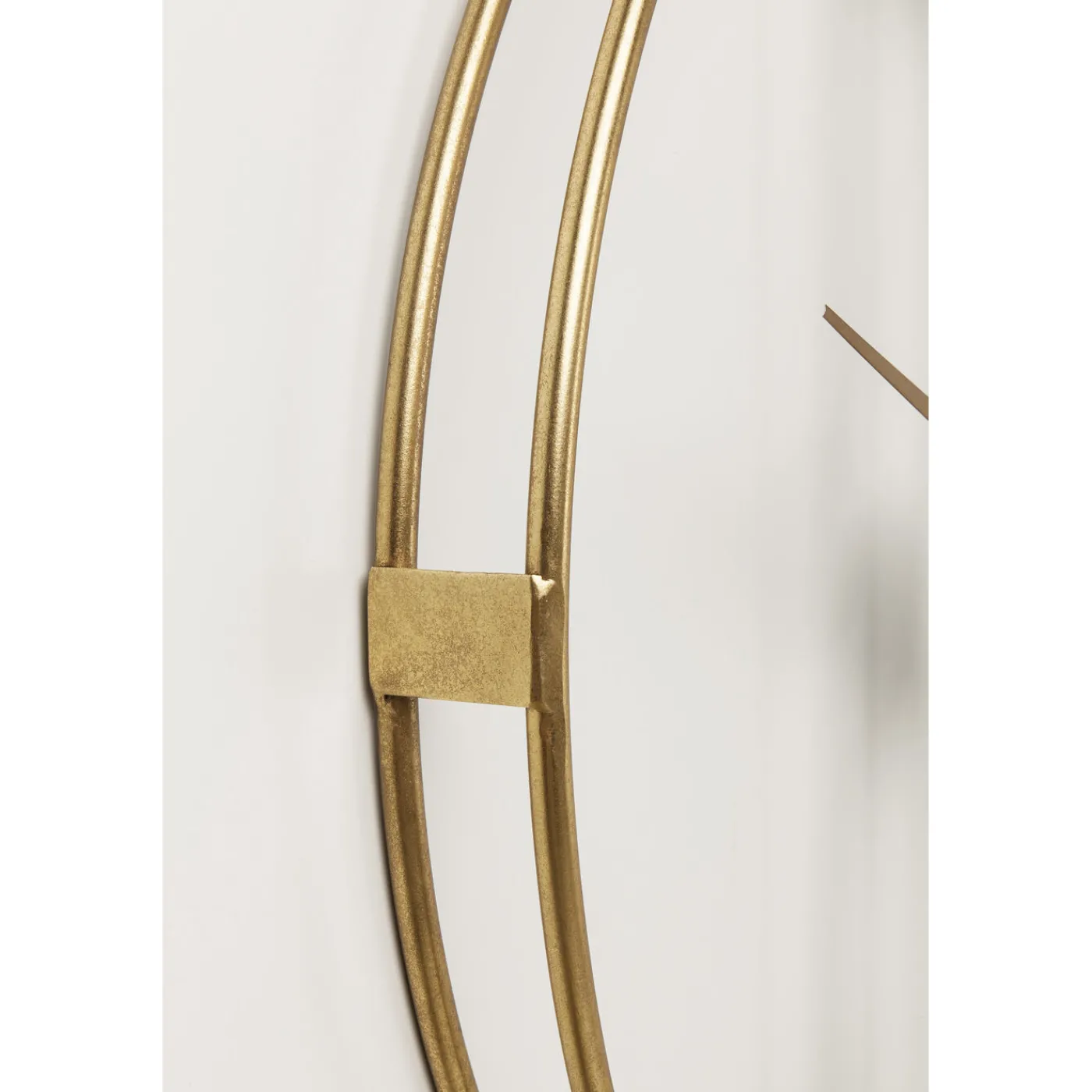 KARE Design Horloge Murale Clip Gold O60Cm