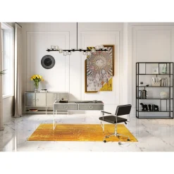 KARE Design Horloge Murale Leonardo Noir/Dore O49Cm