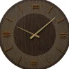 KARE Design Horloge Murale Levi Marron O60Cm