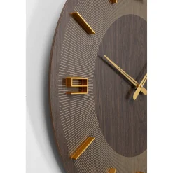 KARE Design Horloge Murale Levi Marron O60Cm