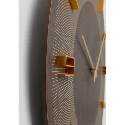 KARE Design Horloge Murale Levi Marron O60Cm