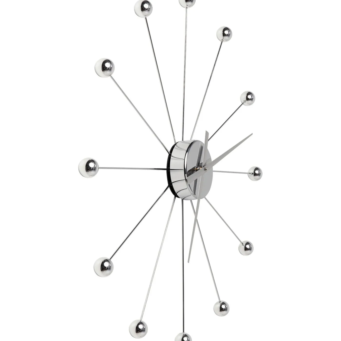 KARE Design Horloge Murale Like Umbrella Boules Chromees