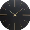 KARE Design Horloge Murale Luca Noir O70Cm