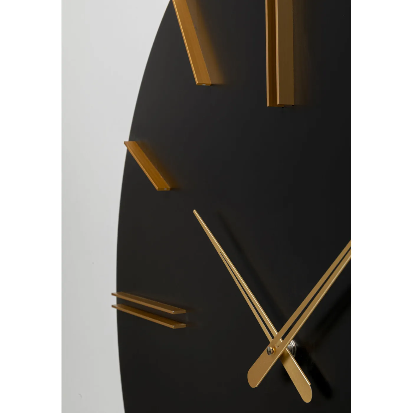 KARE Design Horloge Murale Luca Noir O70Cm