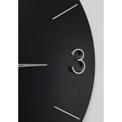 KARE Design Horloge Murale Oscar Noir O60Cm