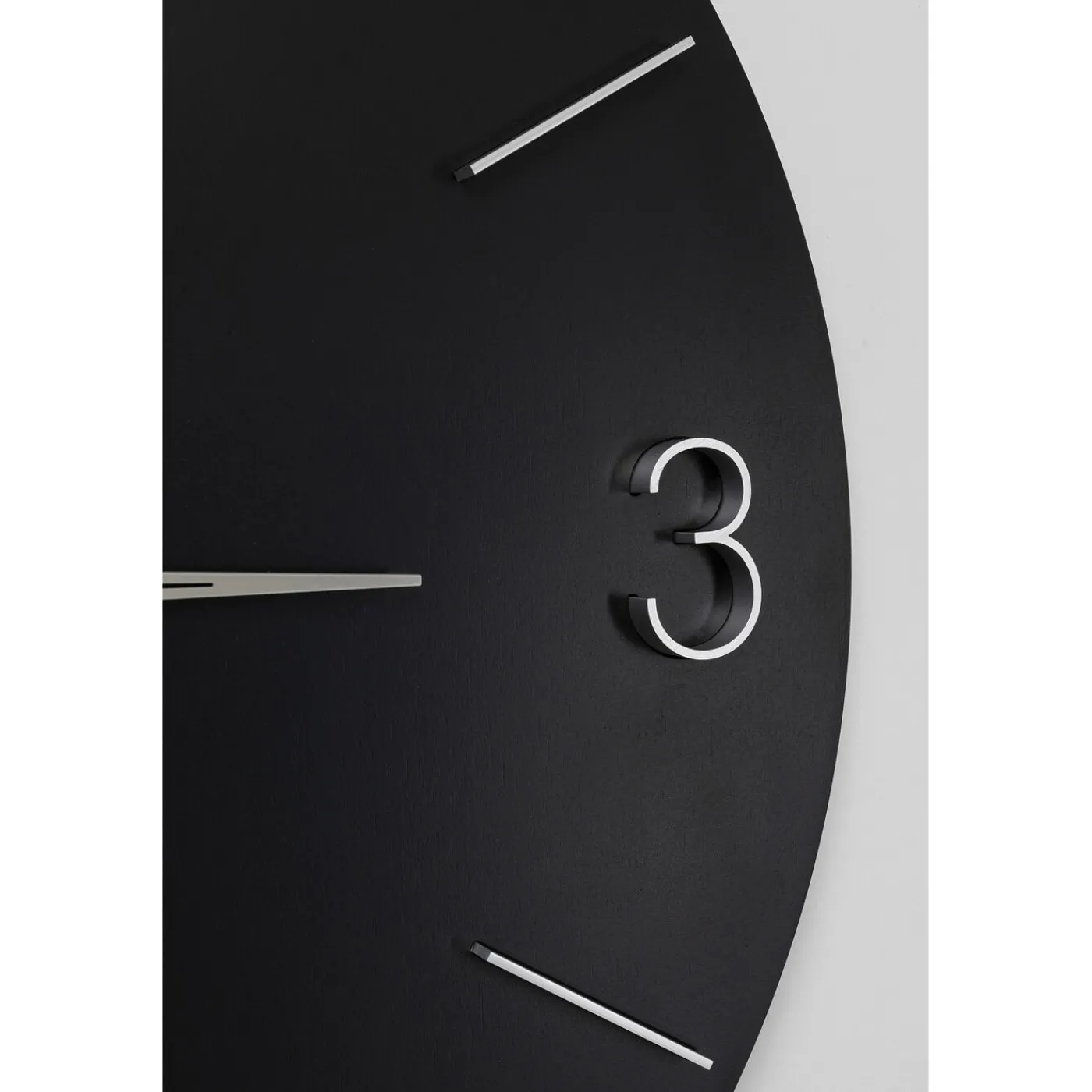 KARE Design Horloge Murale Oscar Noir O60Cm