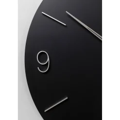 KARE Design Horloge Murale Oscar Noir O60Cm