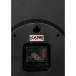 KARE Design Horloge Murale Oscar Noir O60Cm