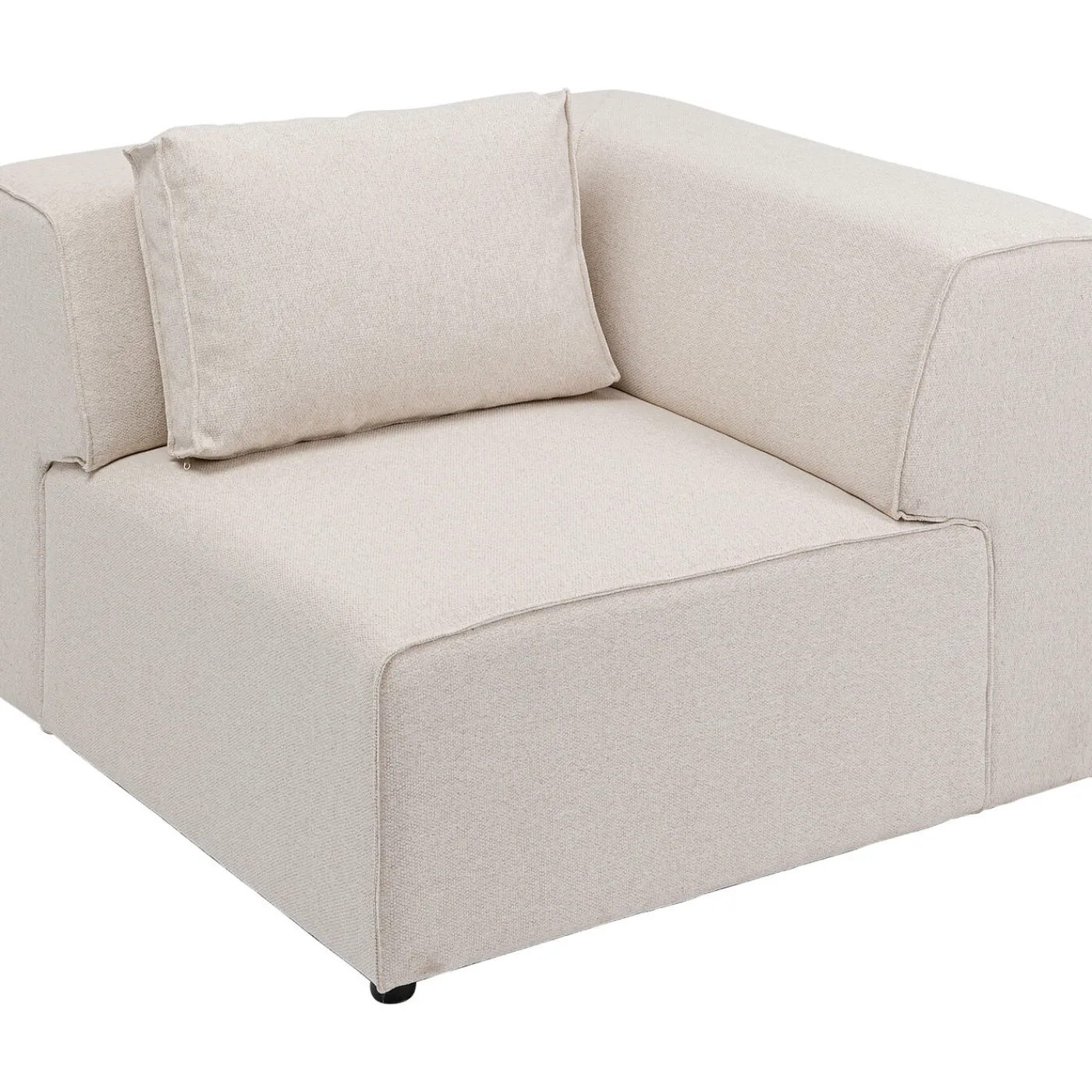 KARE Design Infinity Angle 100Cm Éléments Creme Droite