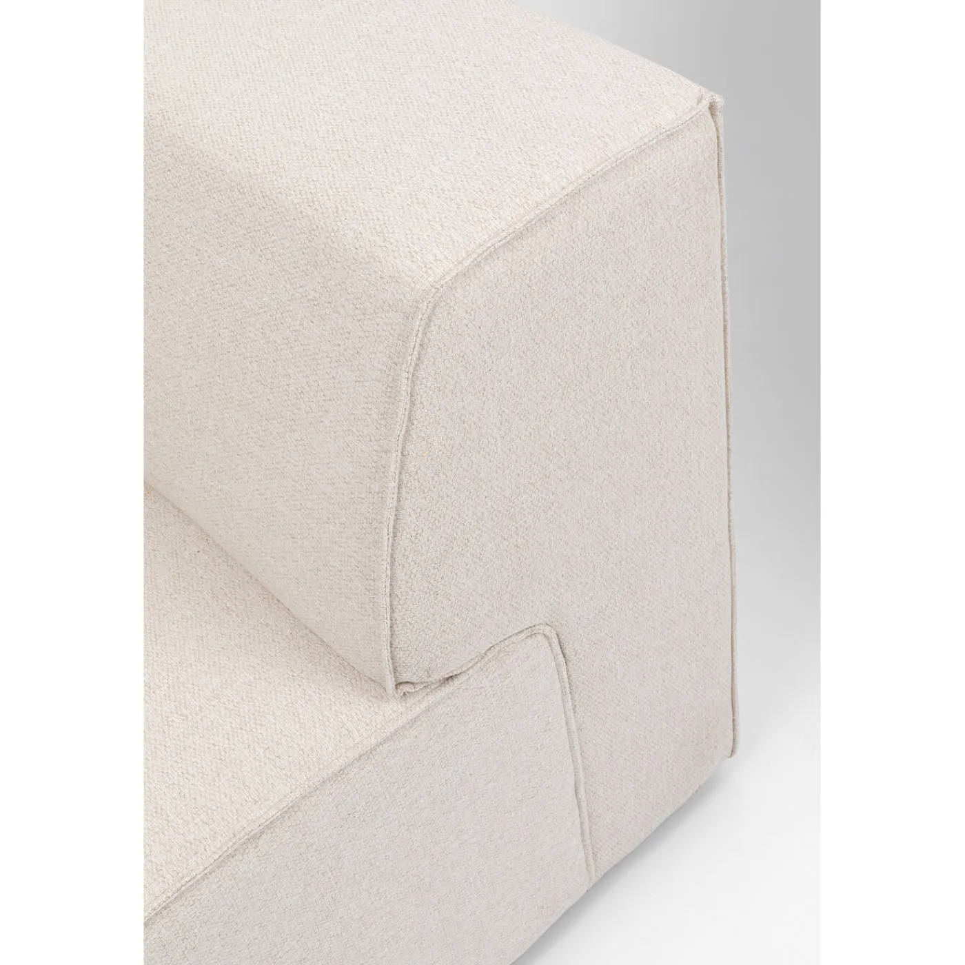 KARE Design Infinity Angle 100Cm Éléments Creme Droite