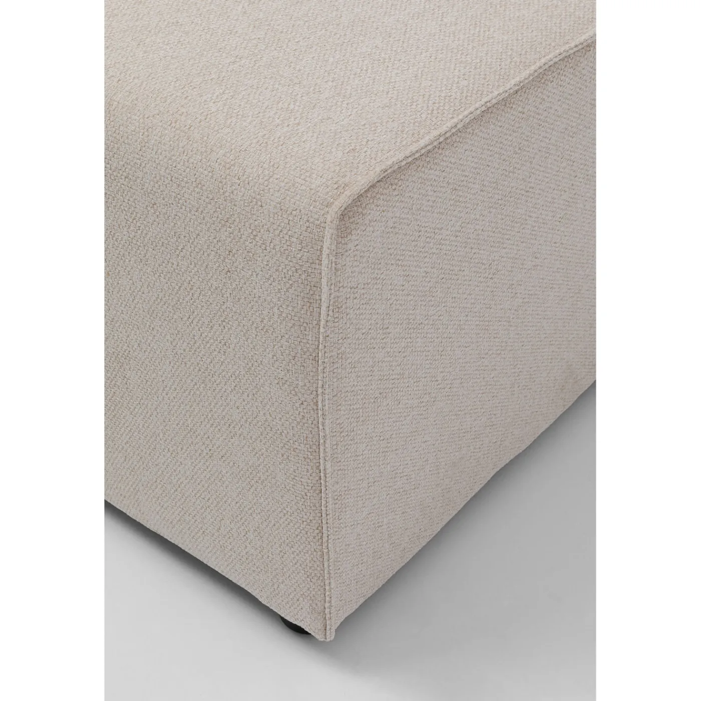 KARE Design Infinity Éléments Pouf Creme 50X100Cm