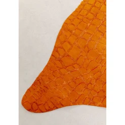 KARE Design K&F Tapis Croco Orange 167X226Cm