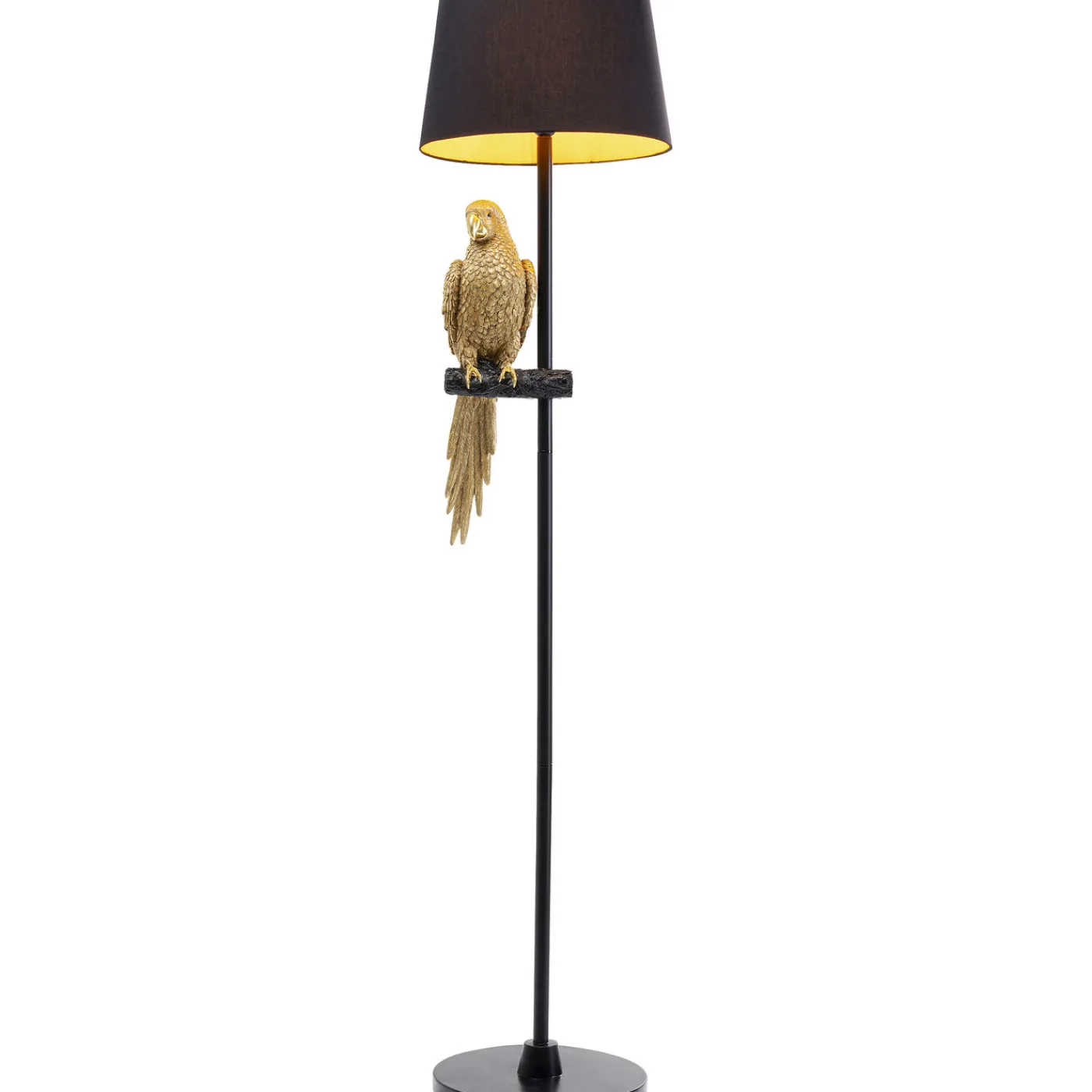 KARE Design Lampadaire Animal Parrot Dore 176Cm