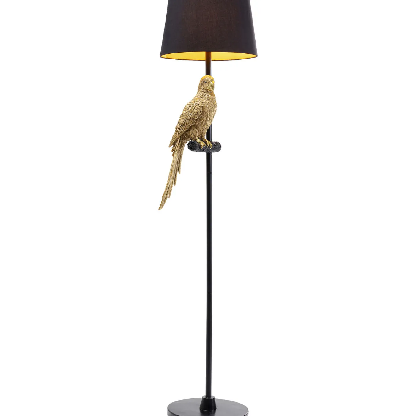 KARE Design Lampadaire Animal Parrot Dore 176Cm