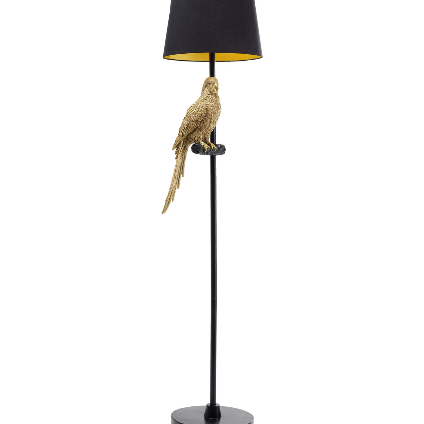KARE Design Lampadaire Animal Parrot Dore 176Cm