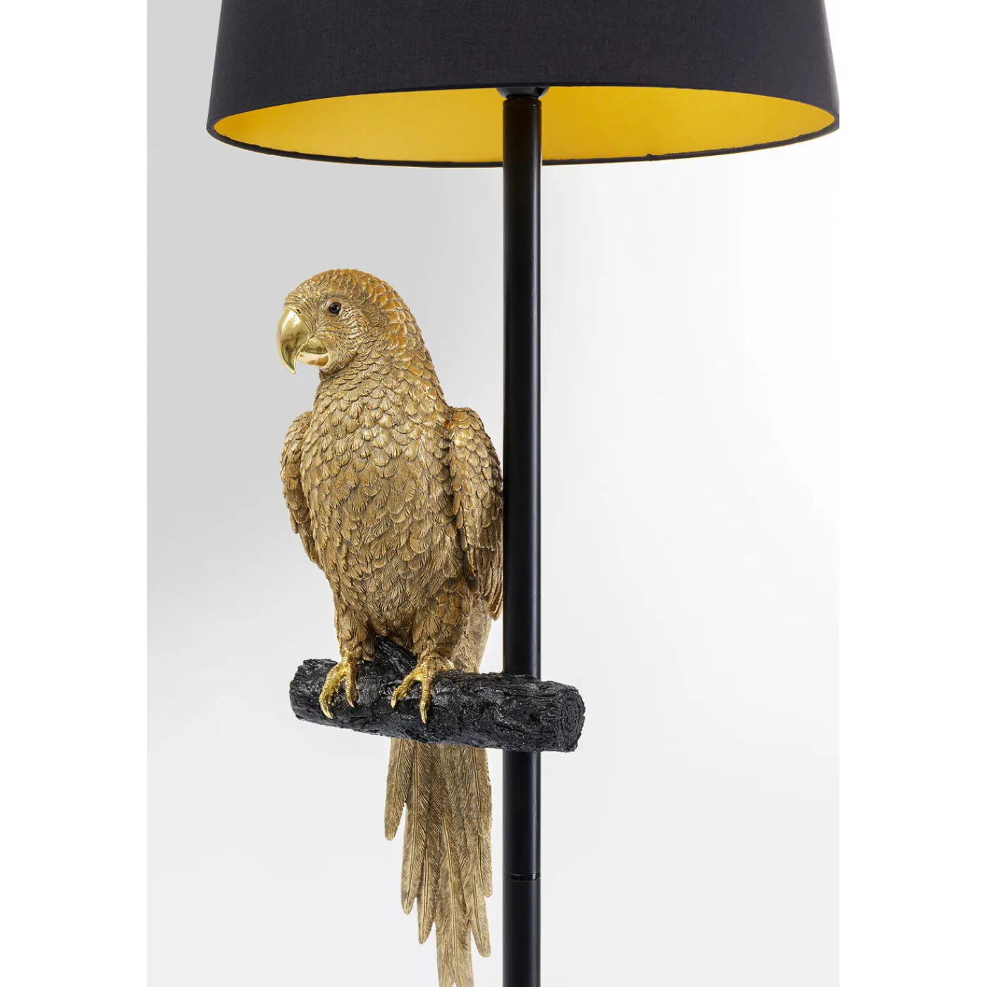 KARE Design Lampadaire Animal Parrot Dore 176Cm