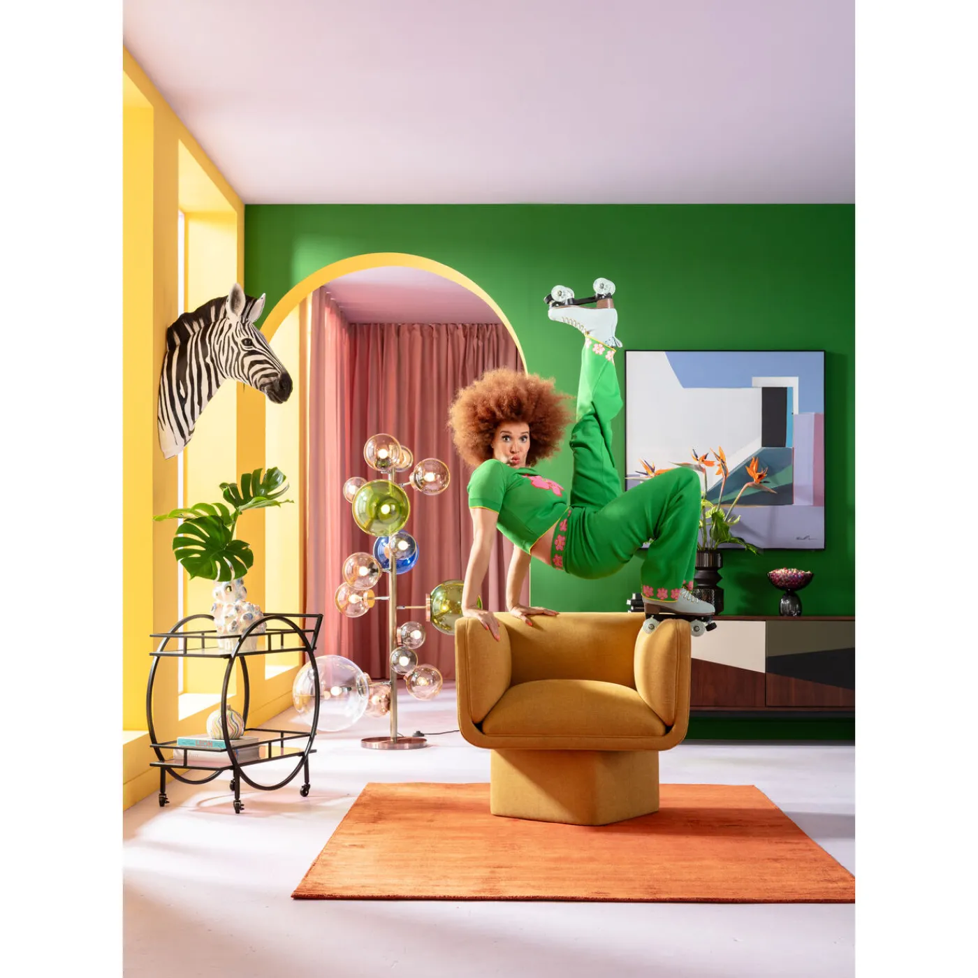 KARE Design Lampadaire Balloon Colore 160Cm